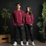 1 Pc Men's Fleece Printed Fleece Zipper Jacket